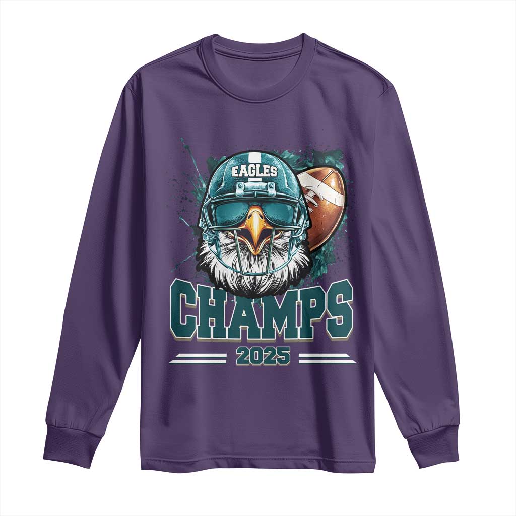 Celebrated Eagles Long Sleeve Shirt Championship 2025 Retro