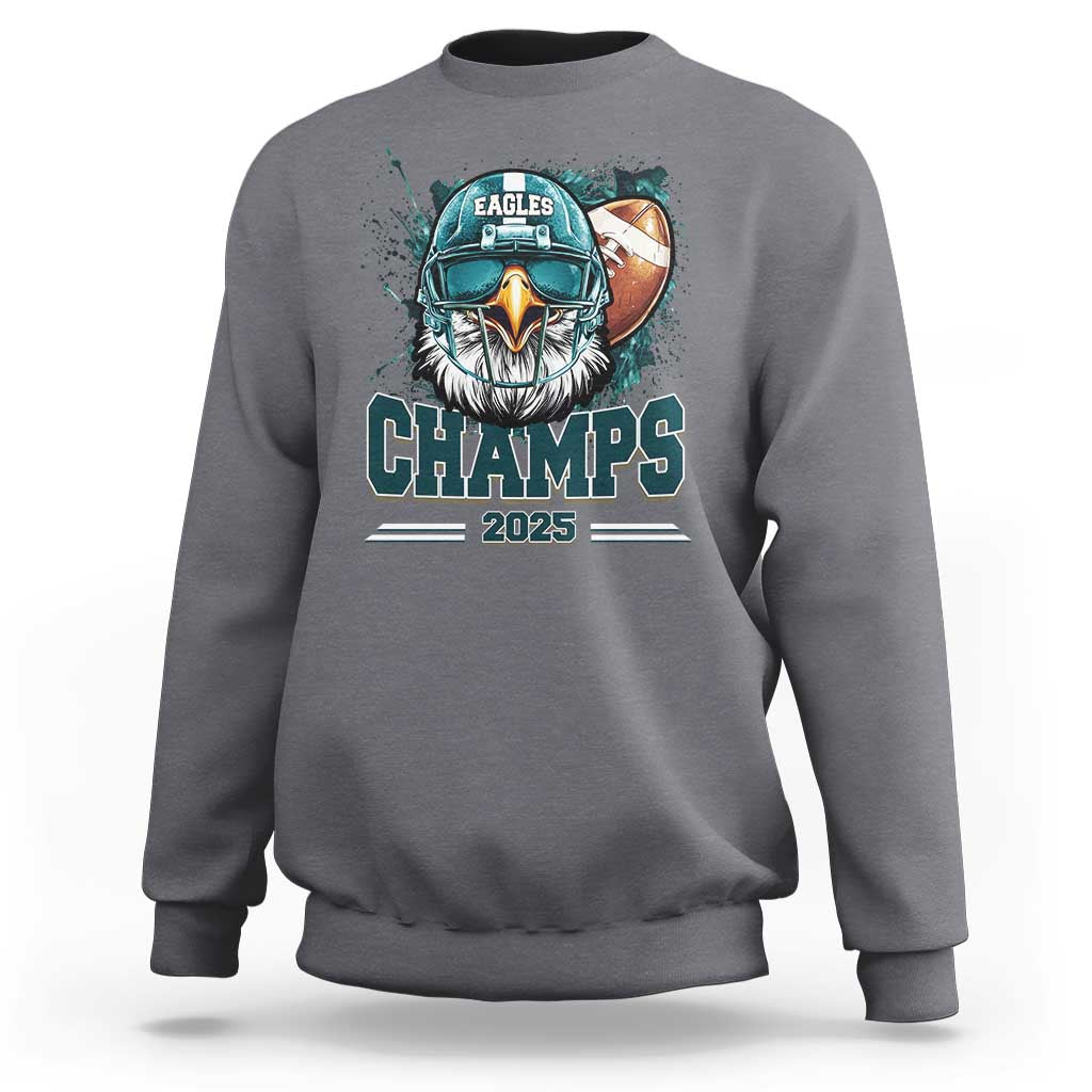 Celebrated Eagles Sweatshirt Championship 2025 Retro