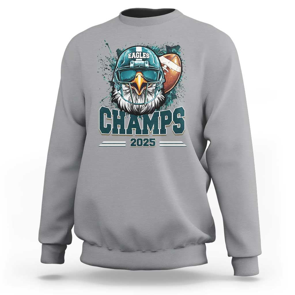 Celebrated Eagles Sweatshirt Championship 2025 Retro