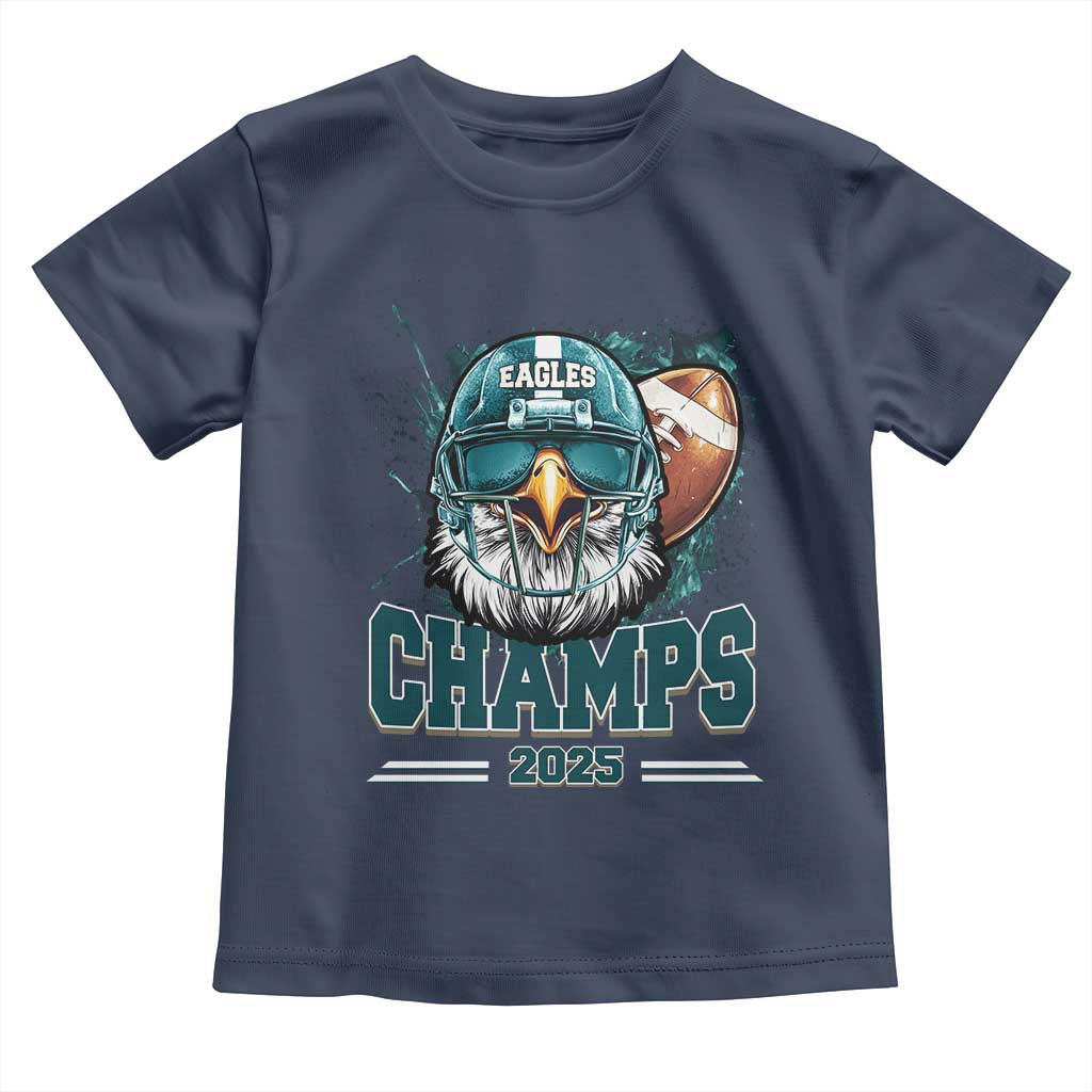 Celebrated Eagles Toddler T Shirt Championship 2025 Retro