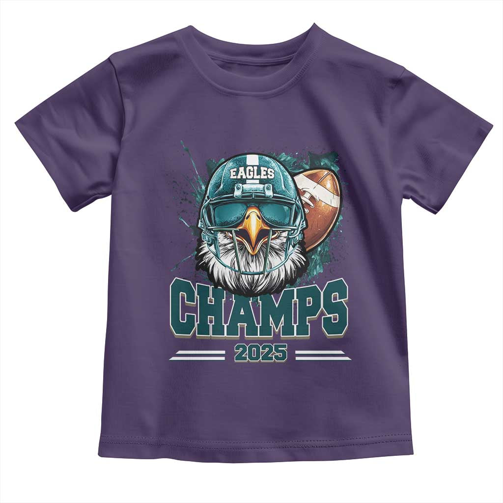 Celebrated Eagles Toddler T Shirt Championship 2025 Retro