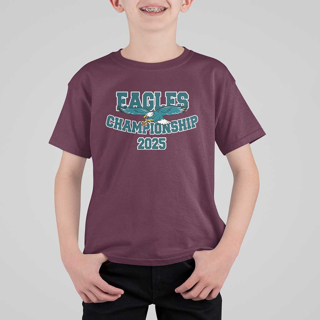 Celebrated Eagles T Shirt For Kid Championship 2025