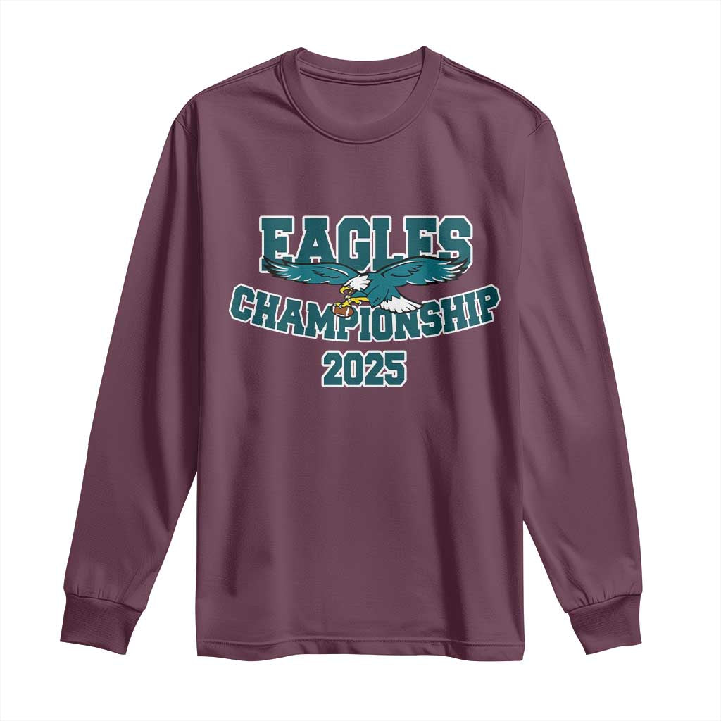 Celebrated Eagles Long Sleeve Shirt Championship 2025