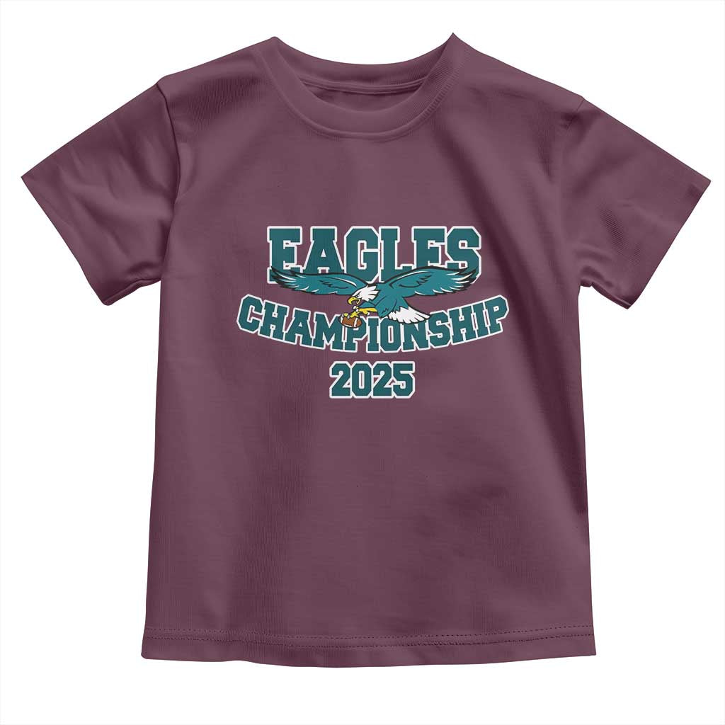 Celebrated Eagles Toddler T Shirt Championship 2025