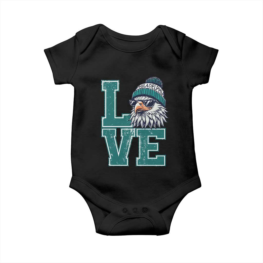 Eagles Inspirational Baby Onesie LOVE Cool Eagle Lover Vintage
