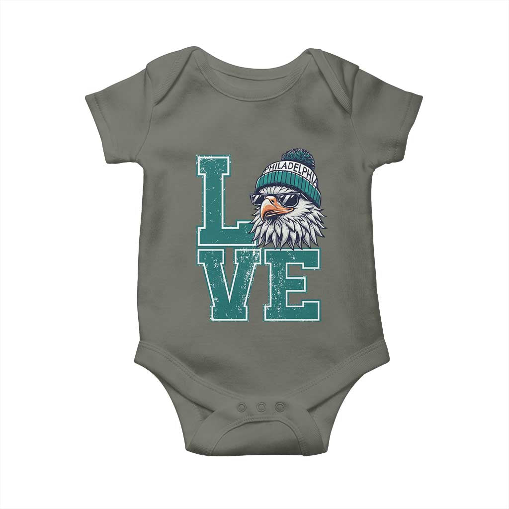 Eagles Inspirational Baby Onesie LOVE Cool Eagle Lover Vintage