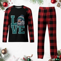 Eagles Inspirational Plaid Pajama Set LOVE Cool Eagle Lover Vintage - Wonder Print Shop