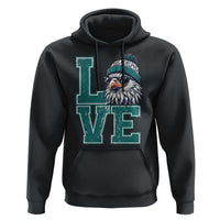 Eagles Inspirational Hoodie LOVE Cool Eagle Lover Vintage