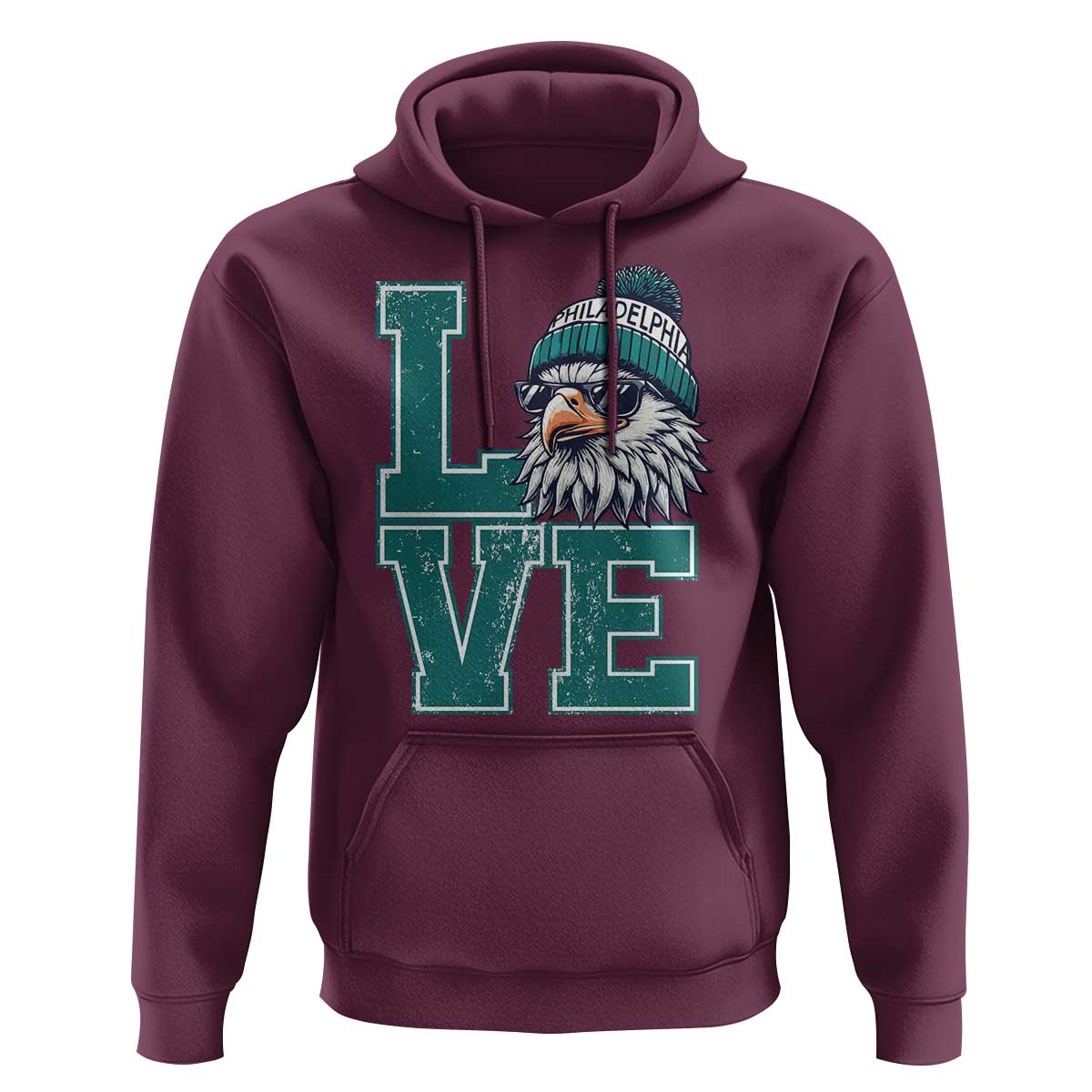 Eagles Inspirational Hoodie LOVE Cool Eagle Lover Vintage