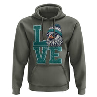 Eagles Inspirational Hoodie LOVE Cool Eagle Lover Vintage