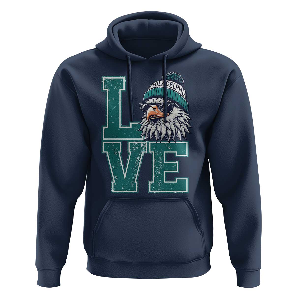 Eagles Inspirational Hoodie LOVE Cool Eagle Lover Vintage