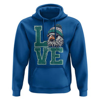 Eagles Inspirational Hoodie LOVE Cool Eagle Lover Vintage