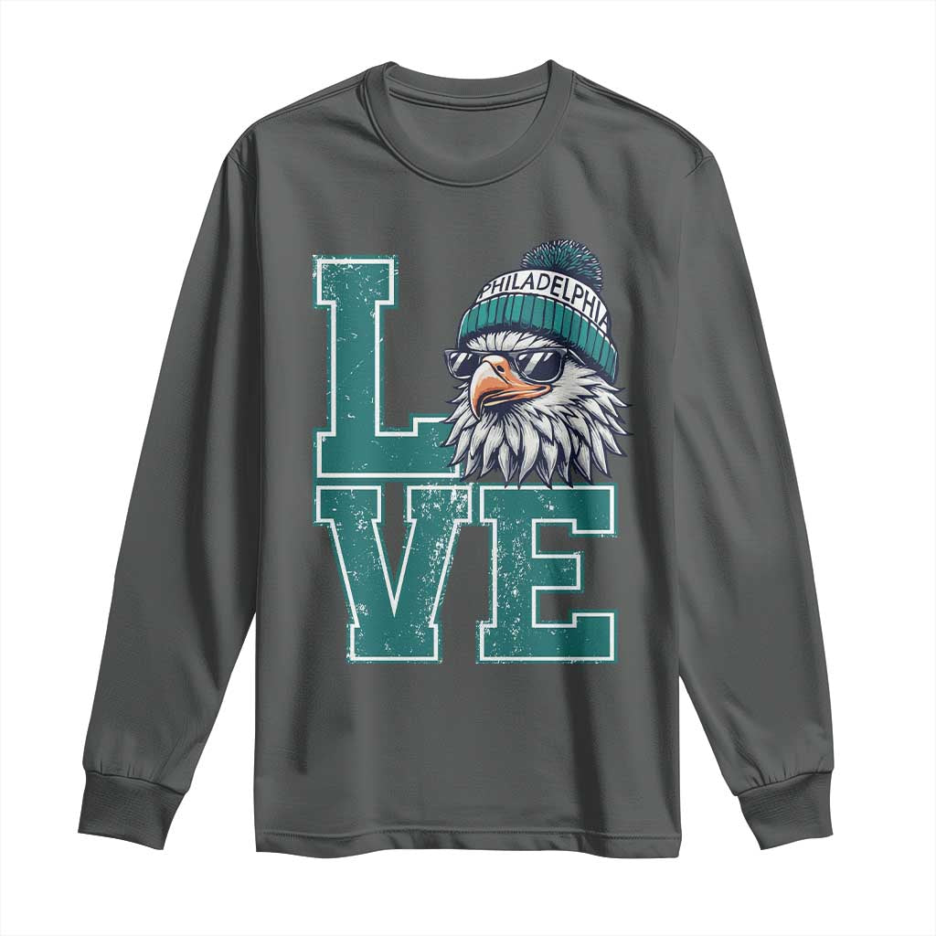 Eagles Inspirational Long Sleeve Shirt LOVE Cool Eagle Lover Vintage