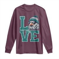 Eagles Inspirational Long Sleeve Shirt LOVE Cool Eagle Lover Vintage