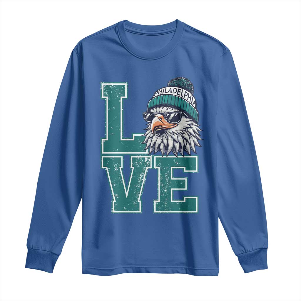 Eagles Inspirational Long Sleeve Shirt LOVE Cool Eagle Lover Vintage