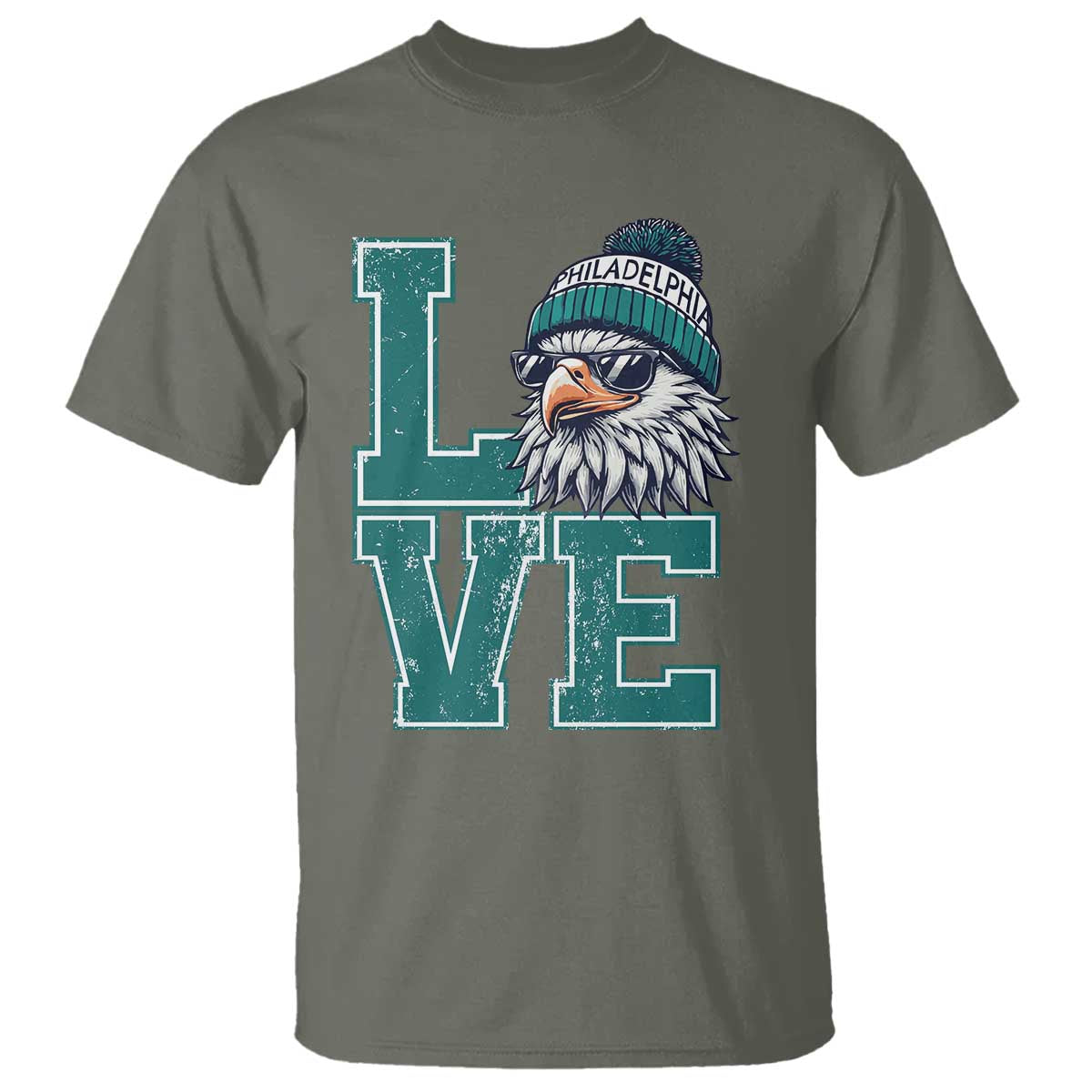 Eagles Inspirational T Shirt LOVE Cool Eagle Lover Vintage