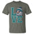 Eagles Inspirational T Shirt LOVE Cool Eagle Lover Vintage