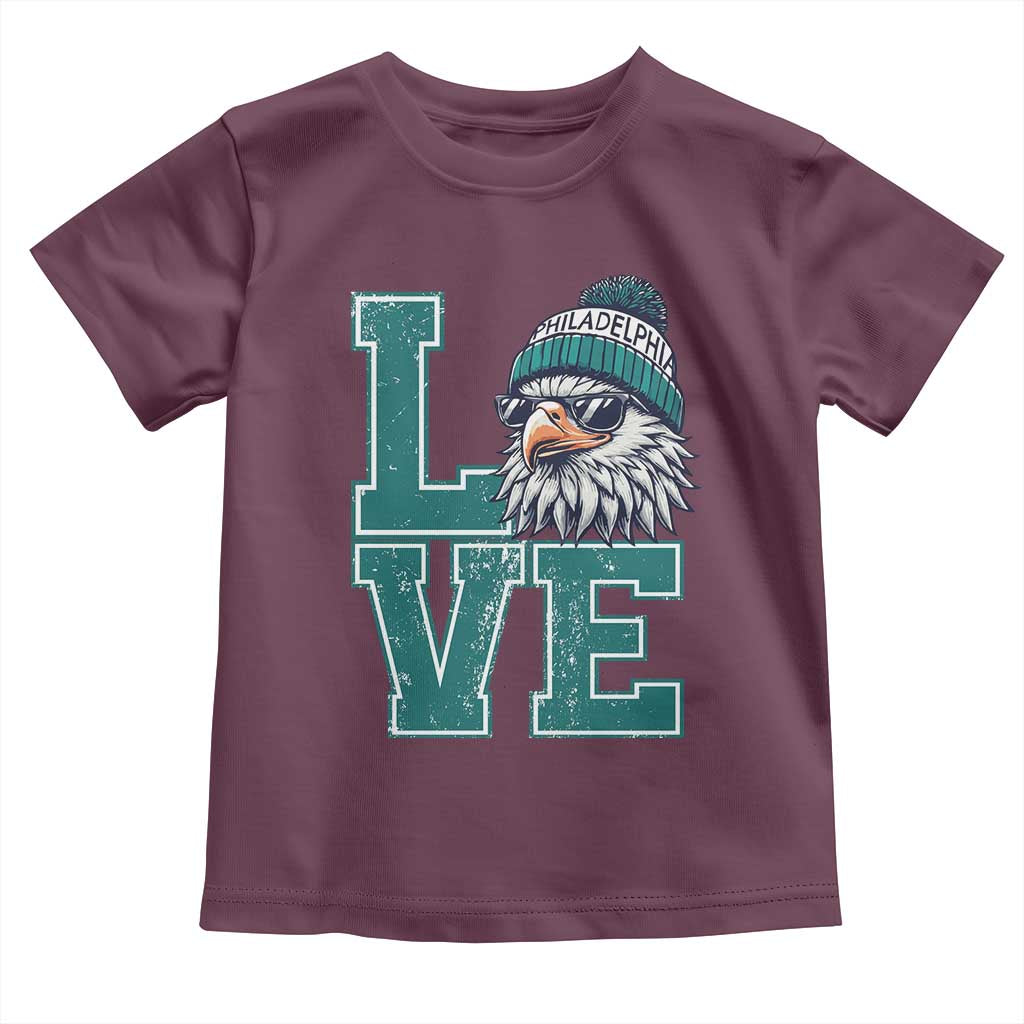 Eagles Inspirational Toddler T Shirt LOVE Cool Eagle Lover Vintage