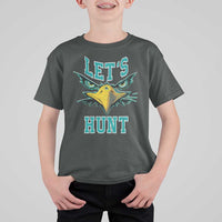 Eagles Inspirational T Shirt For Kid Green Birds Let's Hunt