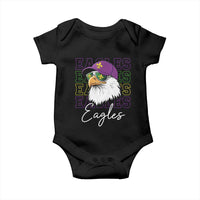 Mardi Gras Eagles Baby Onesie 2025 Champs NOLA Louisiana