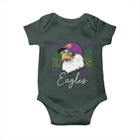 Mardi Gras Eagles Baby Onesie 2025 Champs NOLA Louisiana