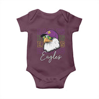 Mardi Gras Eagles Baby Onesie 2025 Champs NOLA Louisiana