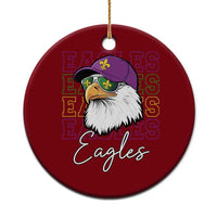 Mardi Gras Eagles Ceramic Ornament 2025 Champs NOLA Louisiana - Wonder Print Shop