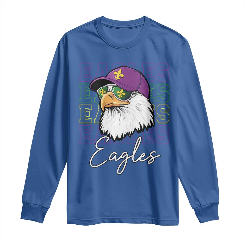 Mardi Gras Eagles Long Sleeve Shirt 2025 Champs NOLA Louisiana