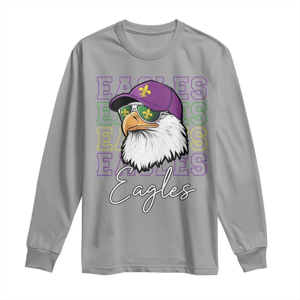 Mardi Gras Eagles Long Sleeve Shirt 2025 Champs NOLA Louisiana