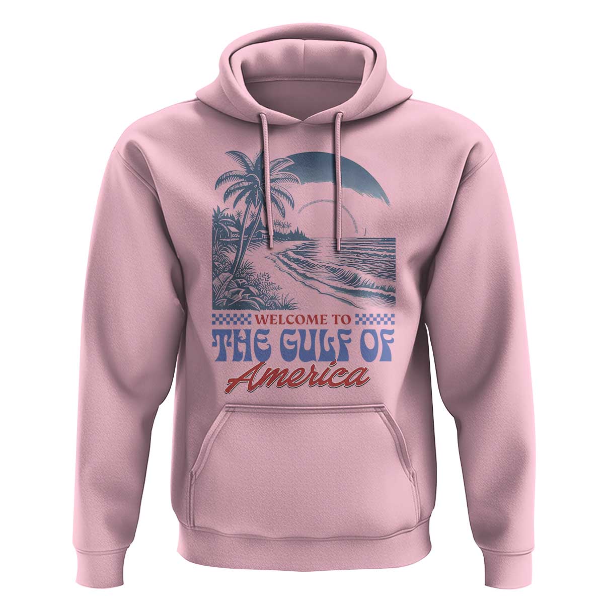 Welcome To America's Gulf Hoodie Retro Vintage Beach