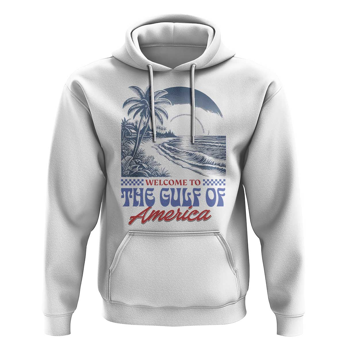 Welcome To America's Gulf Hoodie Retro Vintage Beach