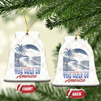 Welcome To America's Gulf Ceramic Ornament Retro Vintage Beach - Wonder Print Shop