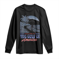 Welcome To America's Gulf Long Sleeve Shirt Retro Vintage Beach