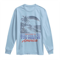 Welcome To America's Gulf Long Sleeve Shirt Retro Vintage Beach