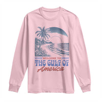 Welcome To America's Gulf Long Sleeve Shirt Retro Vintage Beach