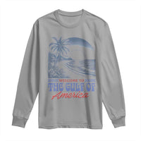 Welcome To America's Gulf Long Sleeve Shirt Retro Vintage Beach