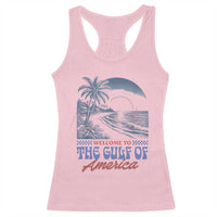 Welcome To America's Gulf Racerback Tank Top Retro Vintage Beach