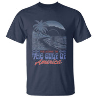 Welcome To America's Gulf T Shirt Retro Vintage Beach