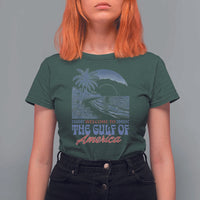 Welcome To America's Gulf T Shirt For Women Retro Vintage Beach