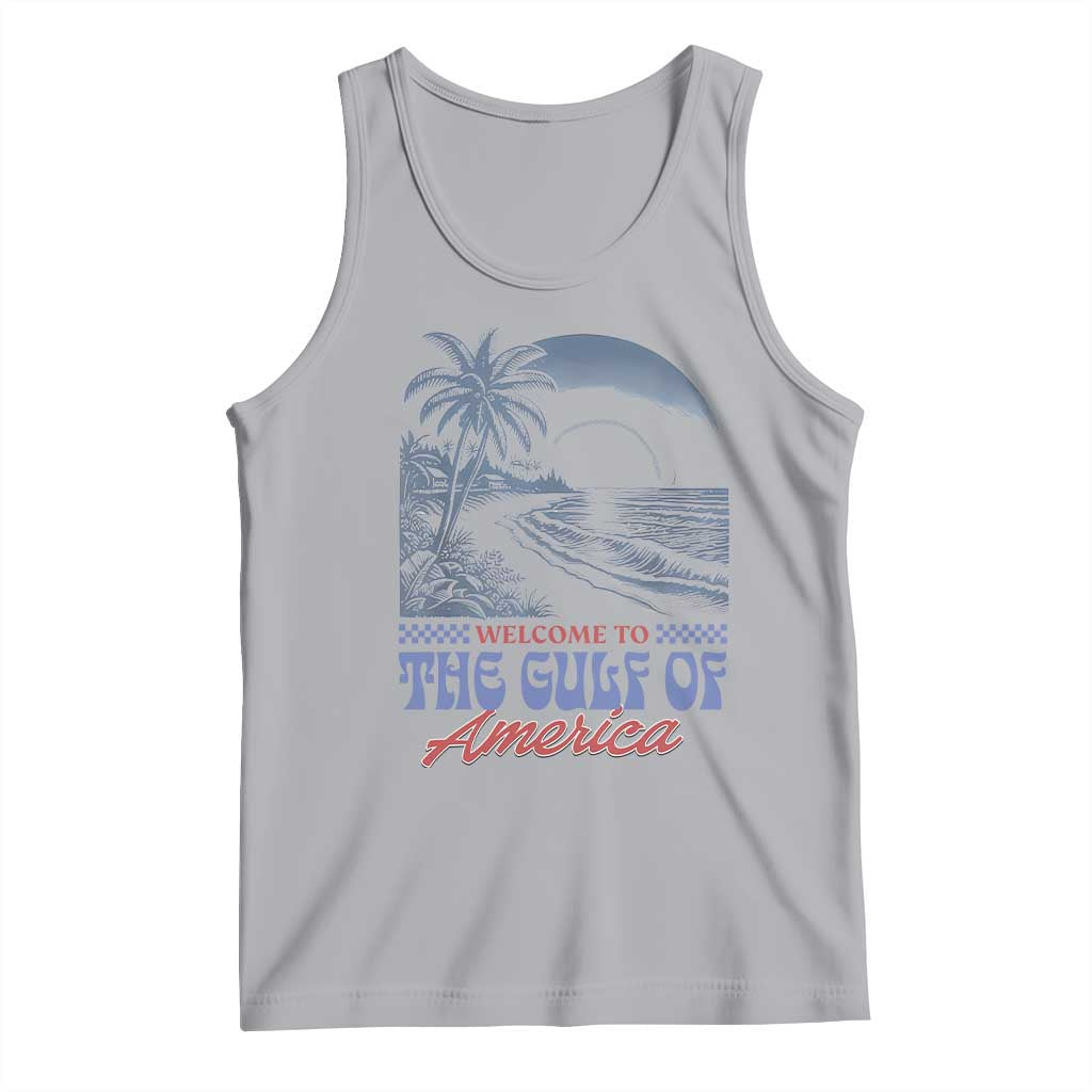 Welcome To America's Gulf Tank Top Retro Vintage Beach