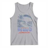Welcome To America's Gulf Tank Top Retro Vintage Beach