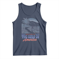 Welcome To America's Gulf Tank Top Retro Vintage Beach