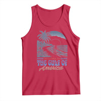 Welcome To America's Gulf Tank Top Retro Vintage Beach