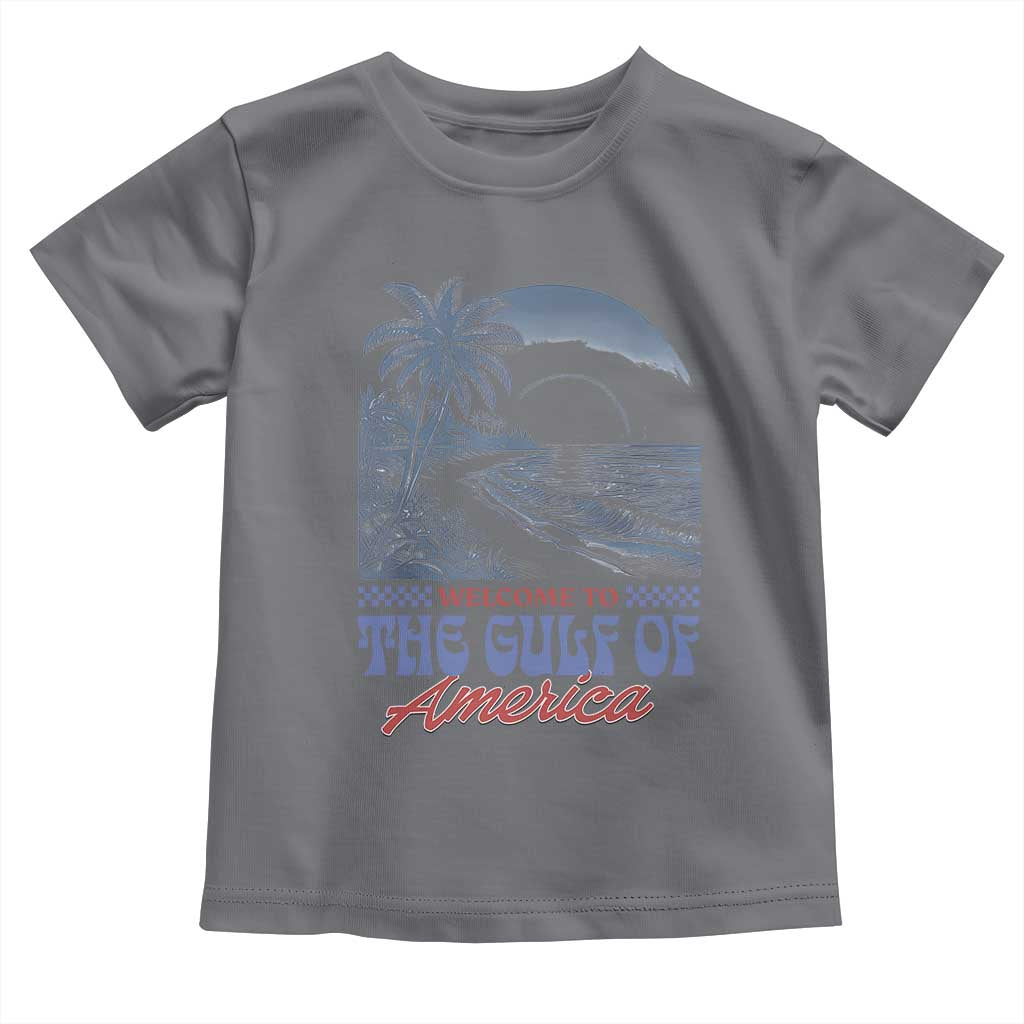 Welcome To America's Gulf Toddler T Shirt Retro Vintage Beach
