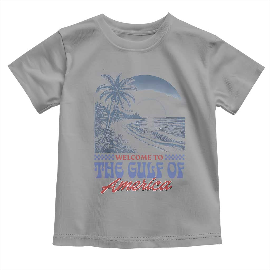 Welcome To America's Gulf Toddler T Shirt Retro Vintage Beach