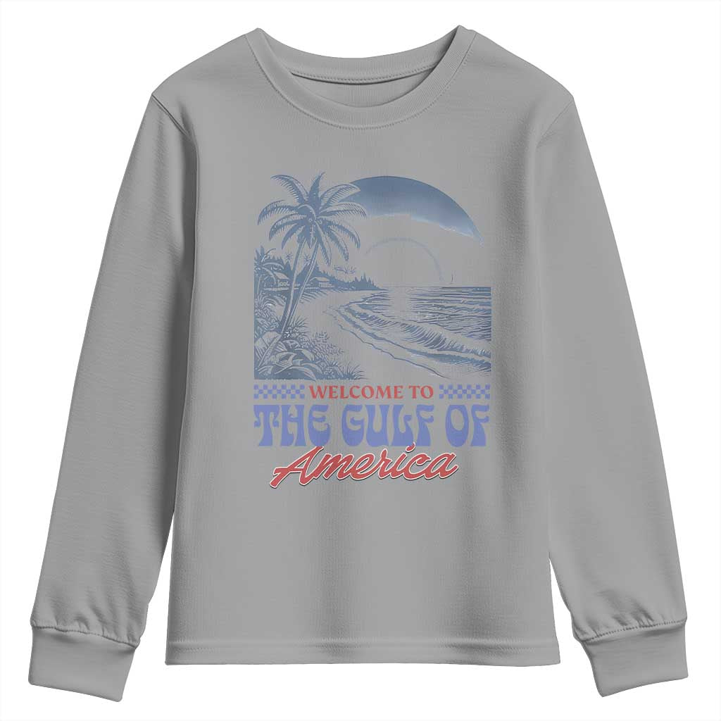 Welcome To America's Gulf Youth Sweatshirt Retro Vintage Beach