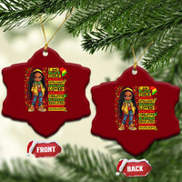 I Am Black Child Ceramic Ornament Locd Girl African American Pride Black History Month - Wonder Print Shop