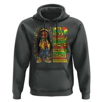 I Am Black Child Hoodie Locd Girl African American Pride Black History Month