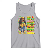 I Am Black Child Tank Top Locd Girl African American Pride Black History Month