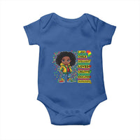 I Am Black Child Baby Onesie Afro Girl African American Pride Black History Month